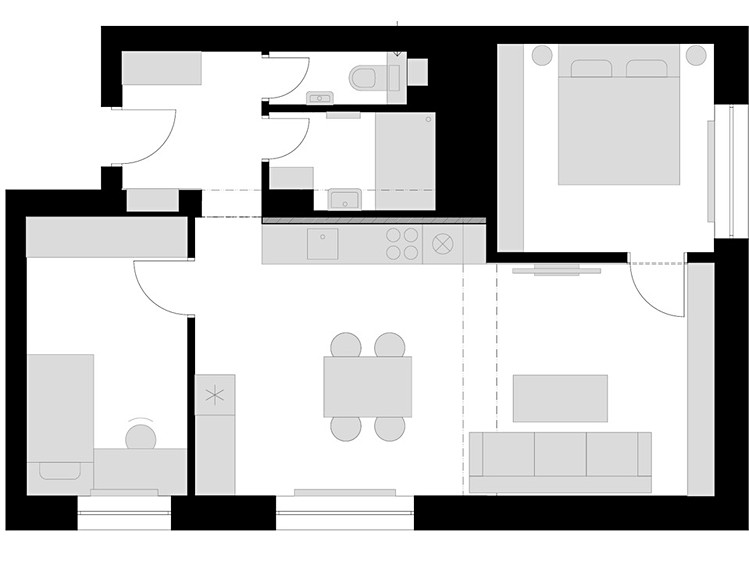 Prodej bytu 3+kk 62 m² (Jednopodlažní) - foto 7