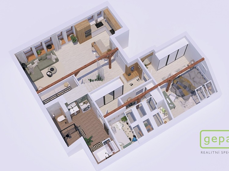 Prodej bytu 2+kk 100 m² - foto 3