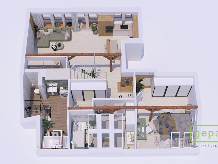 Prodej bytu 2+kk 100 m² - foto 5