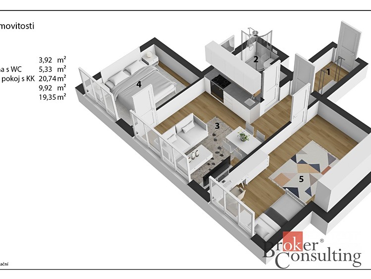 Prodej bytu 3+kk 62 m² - foto 12