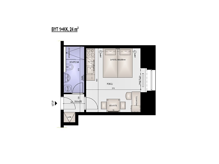 Prodej bytu 1+kk 24 m² - foto 15