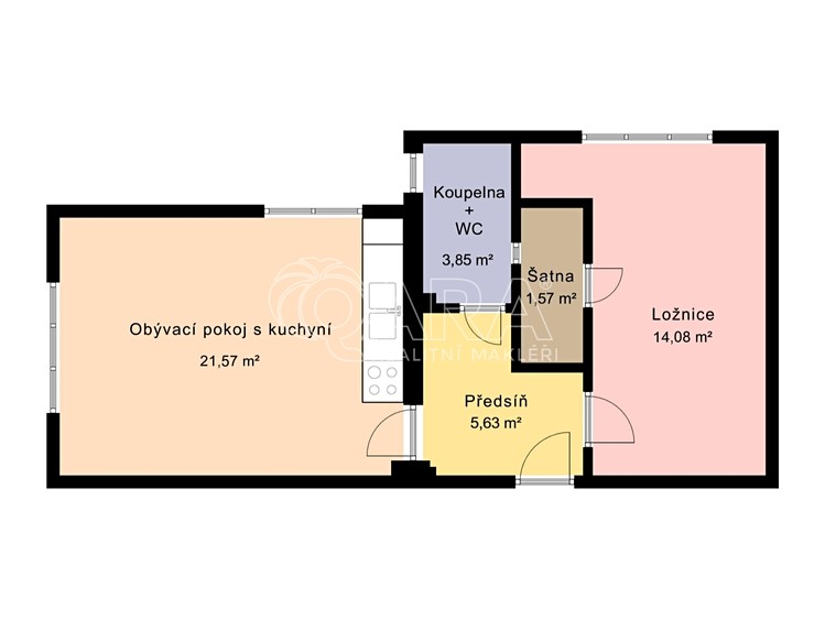 Prodej bytu 2+kk 47 m² (Jednopodlažní) - foto 15