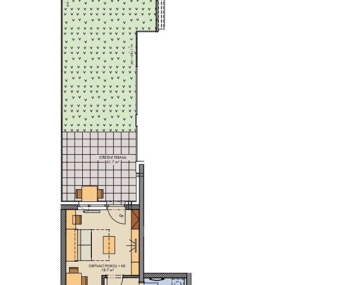 Prodej bytu 1+kk 30 m² - foto 2