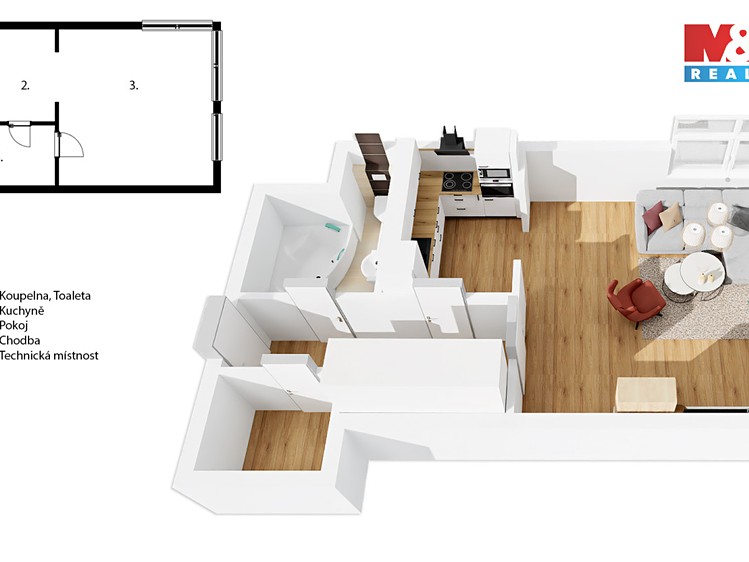 Prodej bytu 1+kk 49 m² - foto 19
