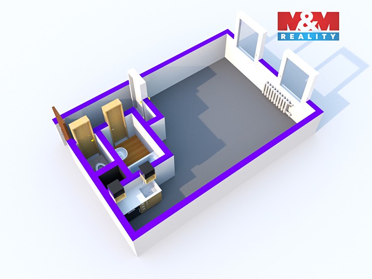 Prodej bytu 1+kk 31 m² - foto 11
