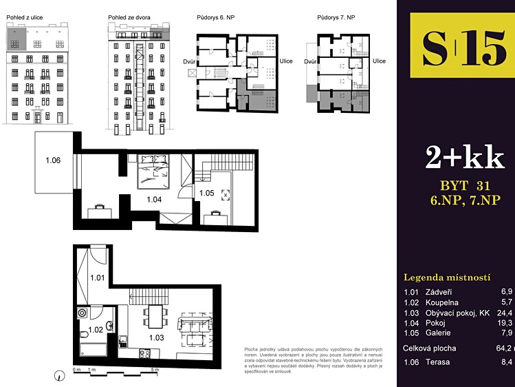 Prodej bytu 2+kk 72 m² (Mezonet) - foto 15
