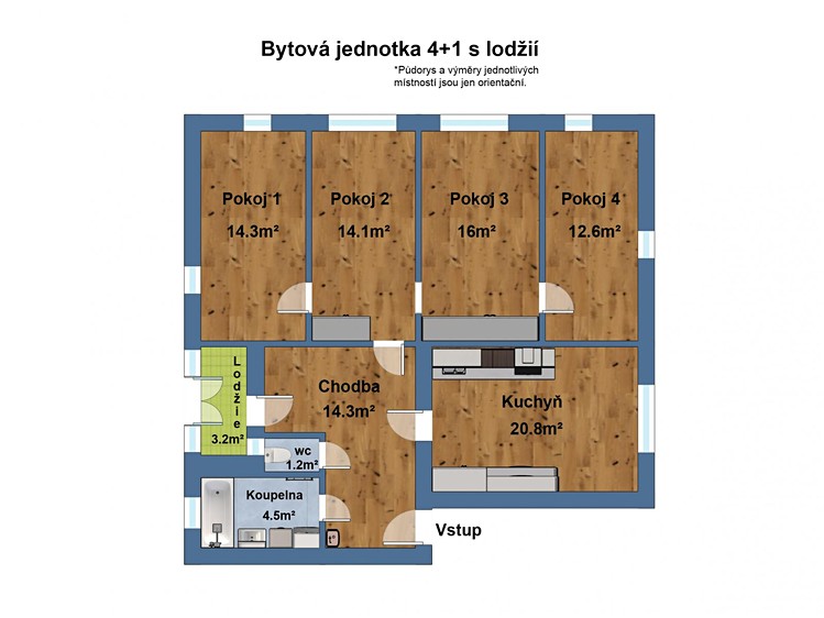 Prodej bytu 4+1 100 m² - foto 2