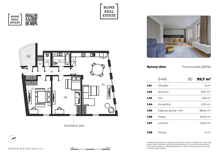 Prodej bytu 3+kk 95 m² - foto 2