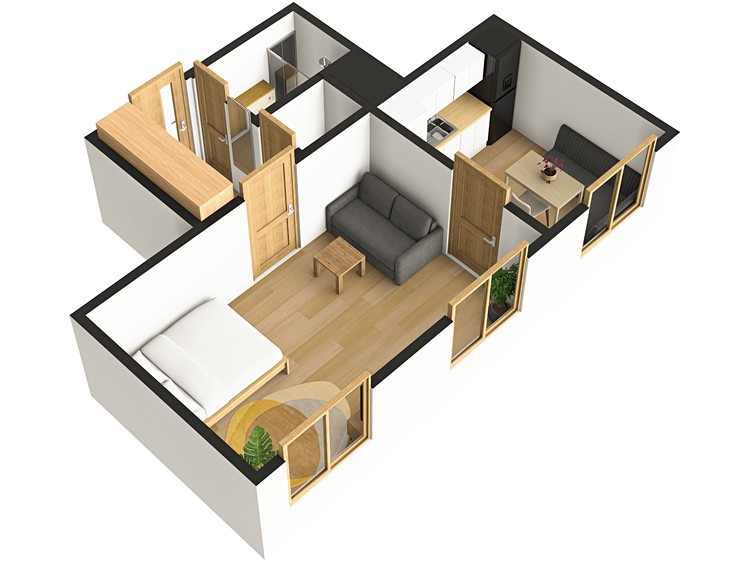Prodej bytu 1+1 37 m² - foto 3