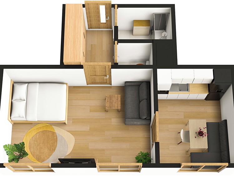 Prodej bytu 1+1 37 m² - foto 4