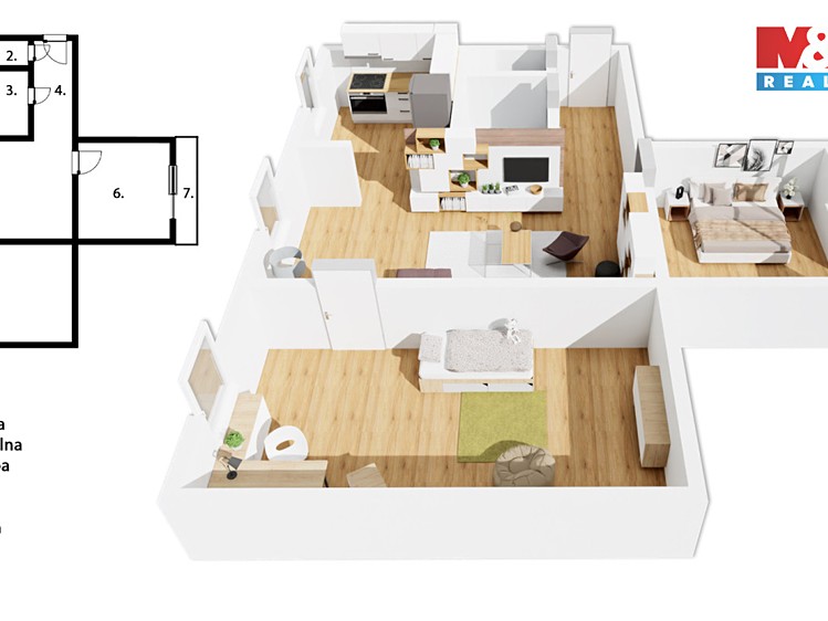 Prodej bytu 3+1 70 m² - foto 4