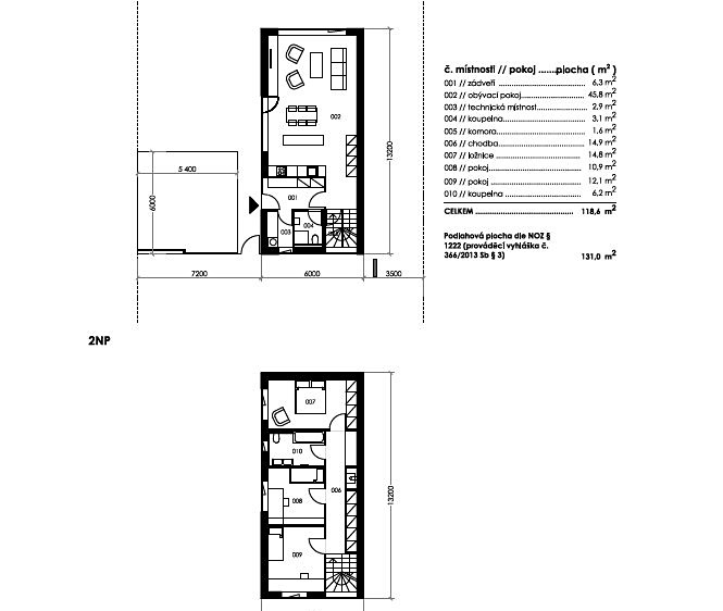 Prodej rodinného domu 119 m², pozemek 552 m² - foto 7