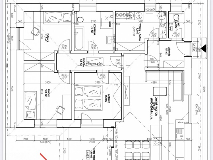 Pronájem rodinného domu 130 m², pozemek 669 m² - foto 8