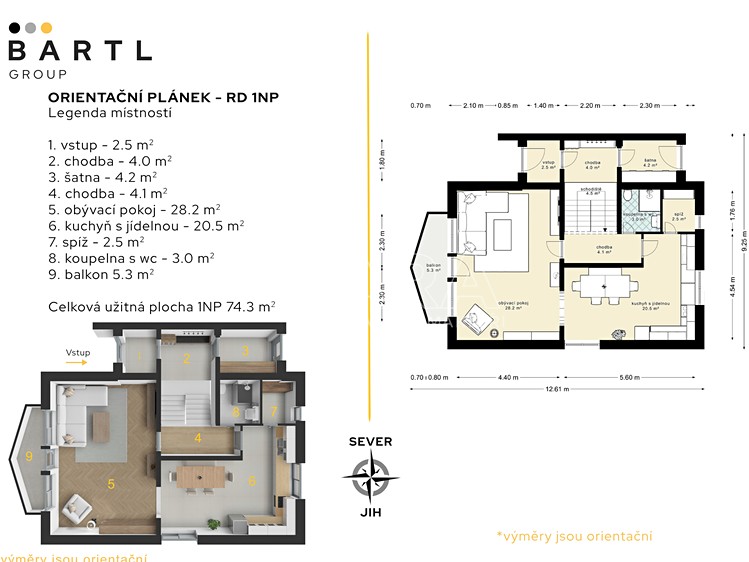 Pronájem rodinného domu 200 m², pozemek 268 m² - foto 3