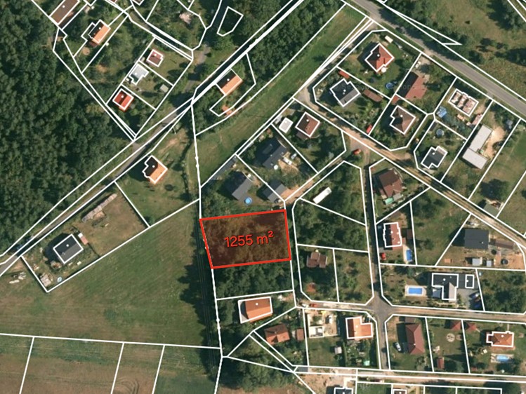 Prodej stavebního pozemku 1 255 m² - foto 2