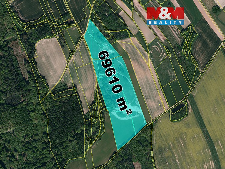 Prodej louky 69 610 m² - foto 1