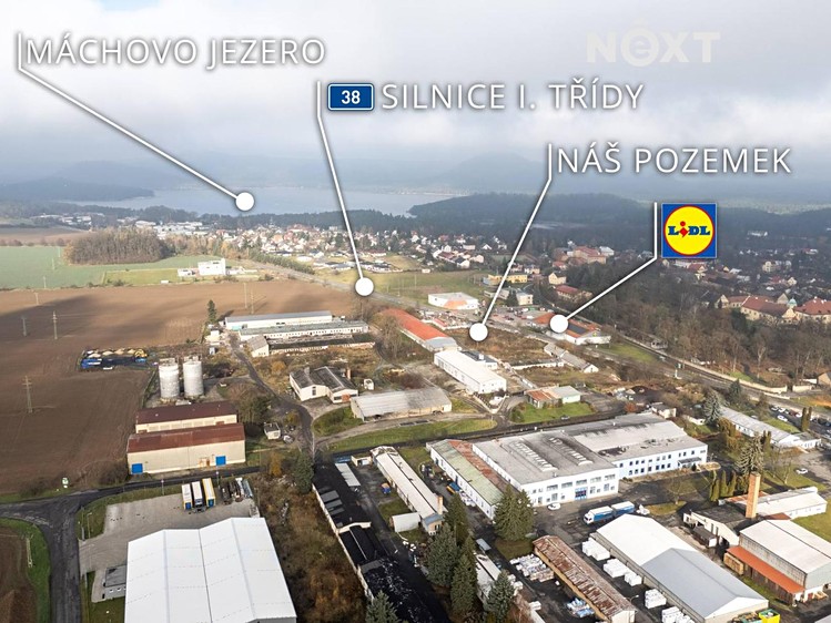 Prodej komerčního pozemku 1 297 m² - foto 1
