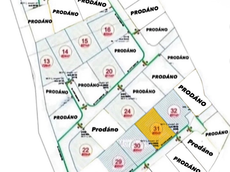 Prodej stavebního pozemku 831 m² - foto 5