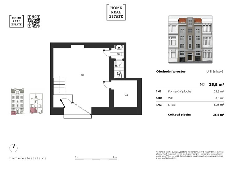 Prodej obchodního prostoru 36 m² - foto 2