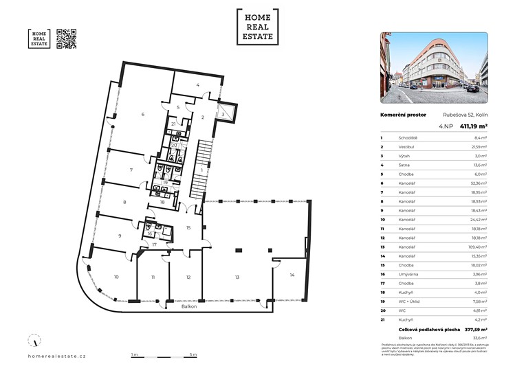 Pronájem kanceláře 634 m² - foto 3