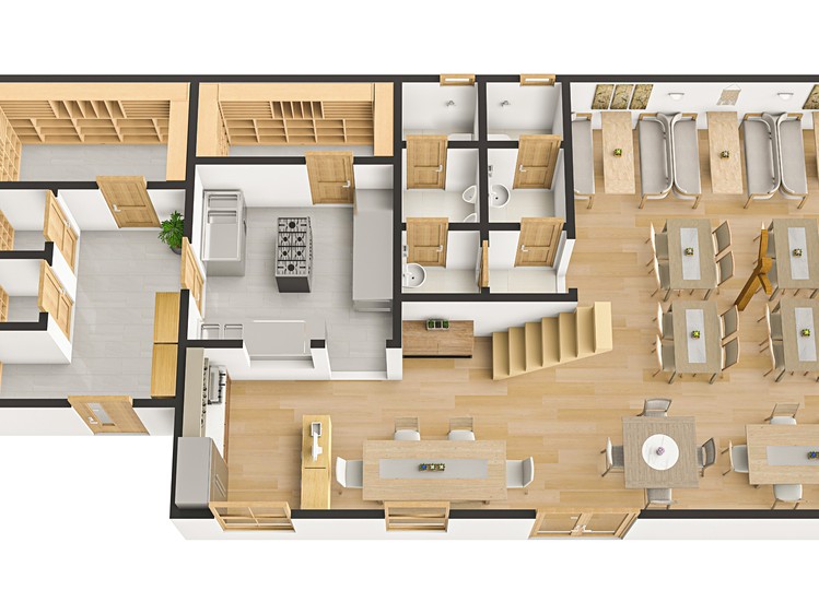 Pronájem restaurace 210 m² - foto 4