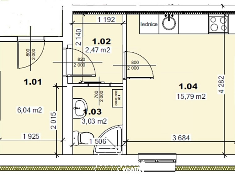 Prodej bytu 1+kk 22 m² - foto 3