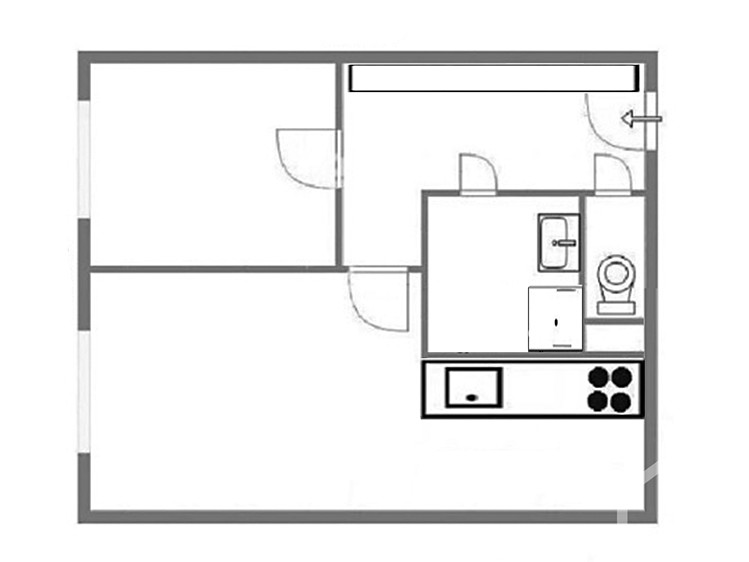 Prodej bytu 2+kk 48 m² - foto 2