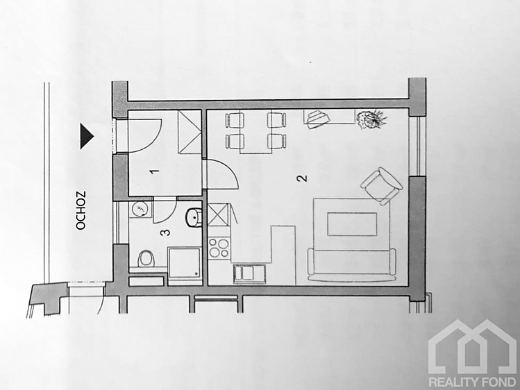 Prodej bytu 1+kk 32 m² - foto 2