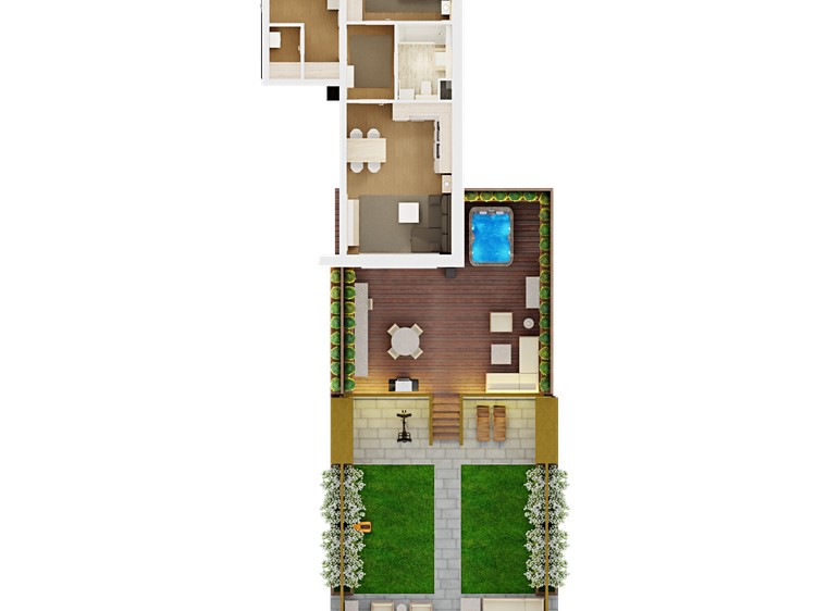 Prodej bytu 2+kk 52 m² (Jednopodlažní) - foto 4