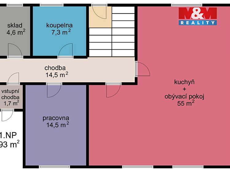 Prodej rodinného domu 182 m², pozemek 1 217 m² - foto 6