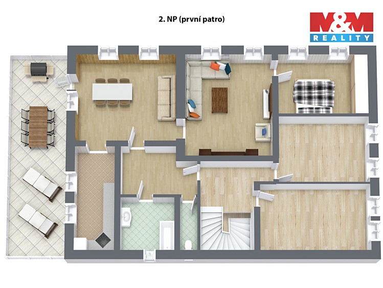 Prodej rodinného domu 409 m², pozemek 1 842 m² - foto 5