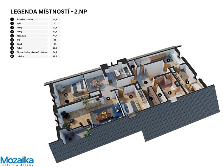 Prodej rodinného domu 322 m², pozemek 1 175 m² - foto 4
