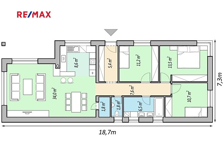 Prodej projektu na klíč 102 m², pozemek 810 m² - foto 6