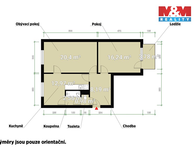 Prodej bytu 2+1 60 m² - foto 5