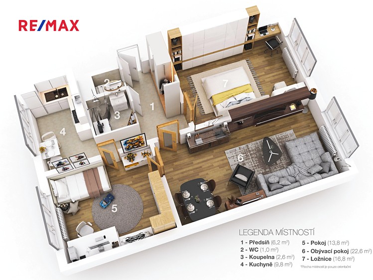 Prodej bytu 3+1 75 m² - foto 2