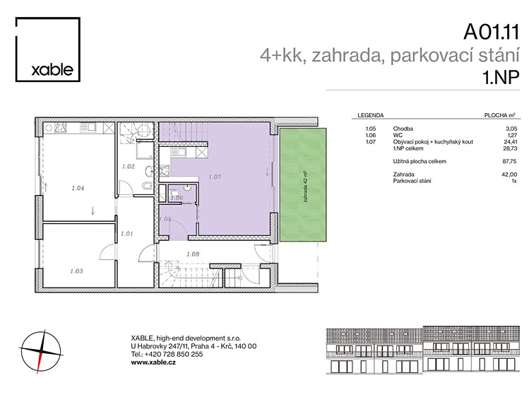 Prodej bytu 4+kk 87 m² (Mezonet) - foto 2