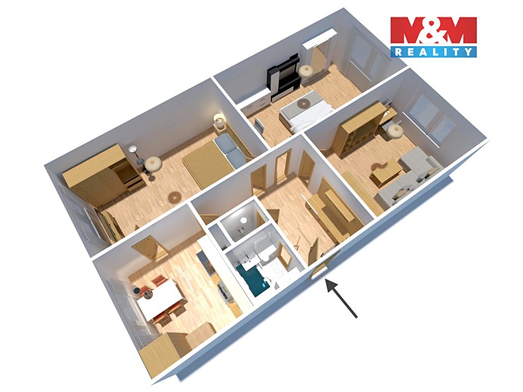 Prodej bytu 3+1 85 m² - foto 4