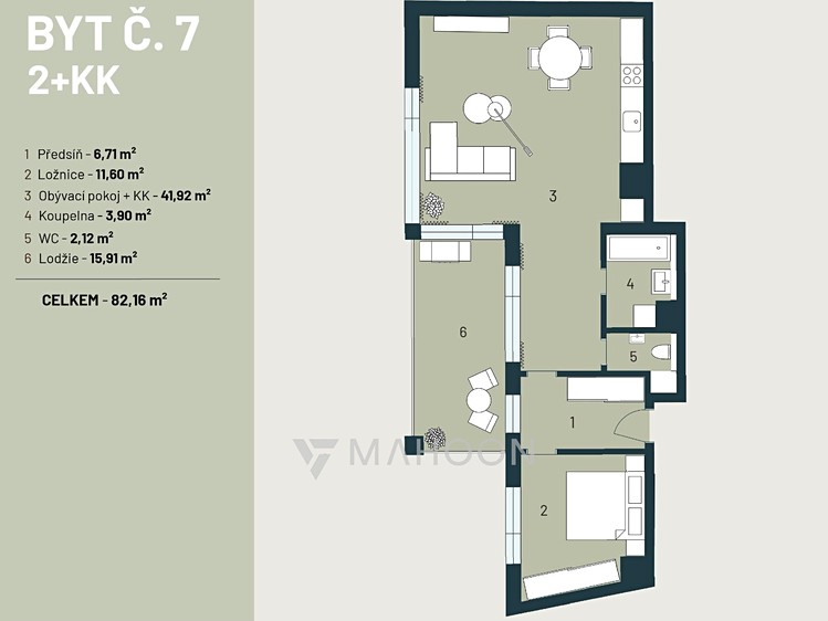 Prodej bytu 2+kk 66 m² (Jednopodlažní) - foto 8