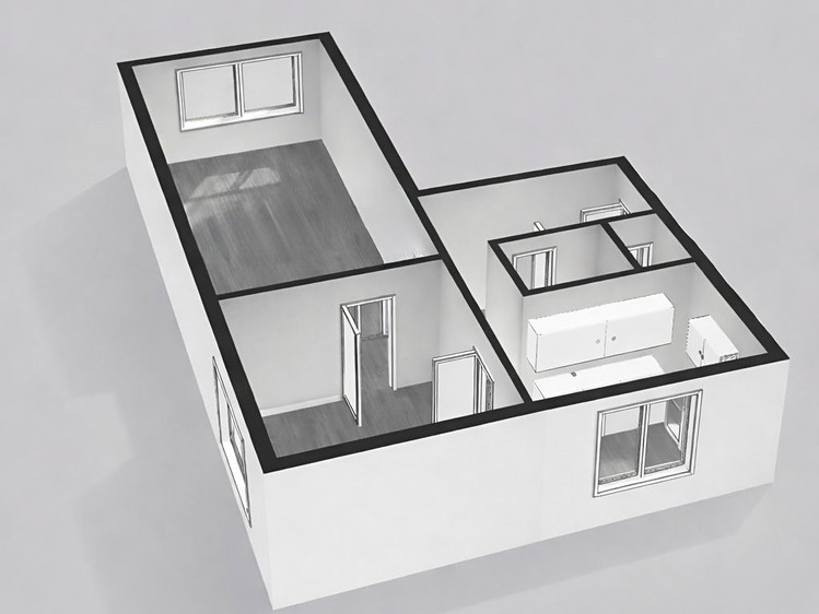 Pronájem bytu 2+1 57 m² - foto 3