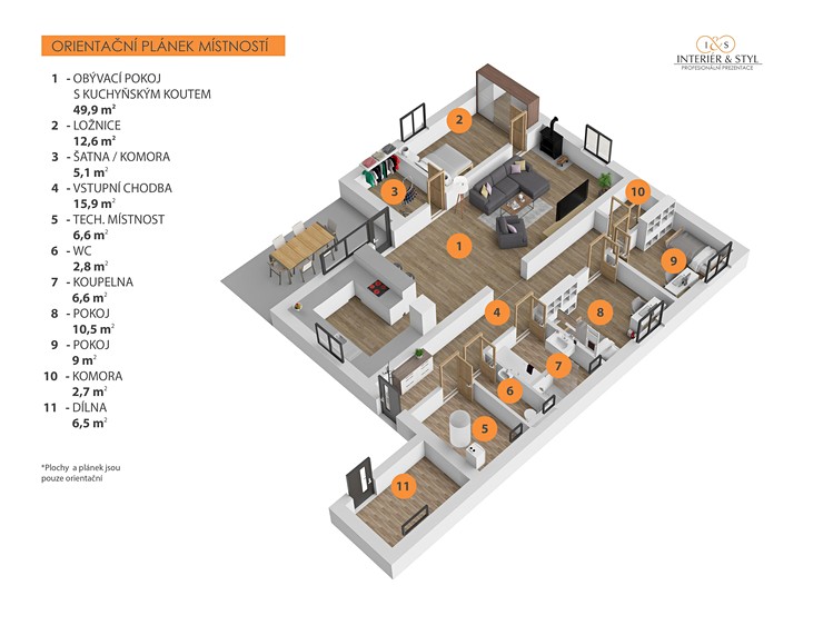 Prodej rodinného domu 128 m², pozemek 1 738 m² - foto 2