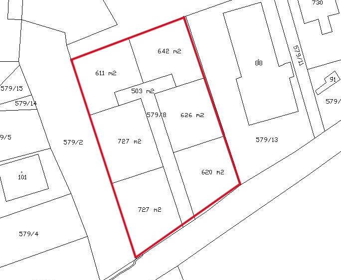 Prodej stavebního pozemku 4 457 m² - foto 1