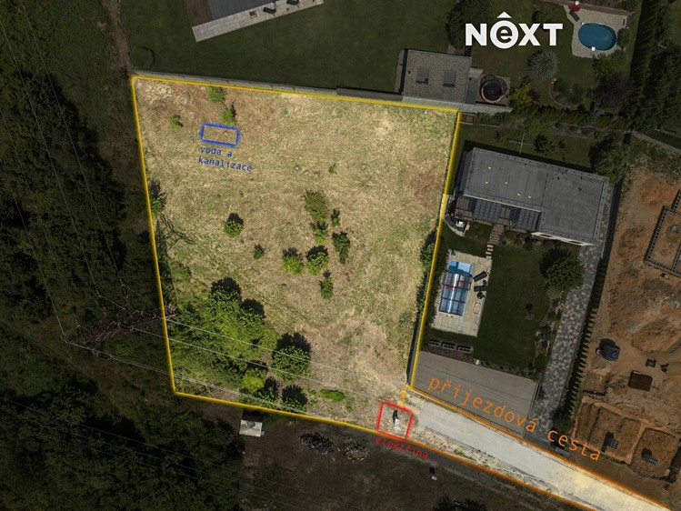 Prodej stavebního pozemku 1 544 m² - foto 1