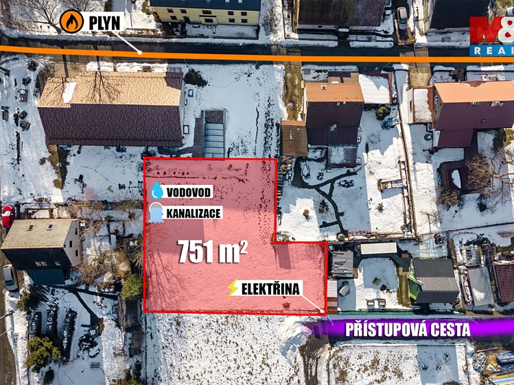 Prodej stavebního pozemku 751 m² - foto 2