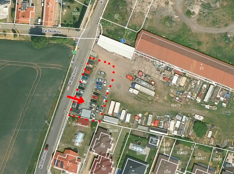 Pronájem komerčního pozemku 600 m² - foto 3