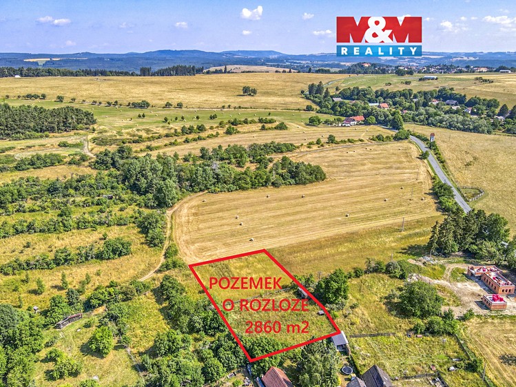 Pronájem stavebního pozemku 2 860 m² - foto 1