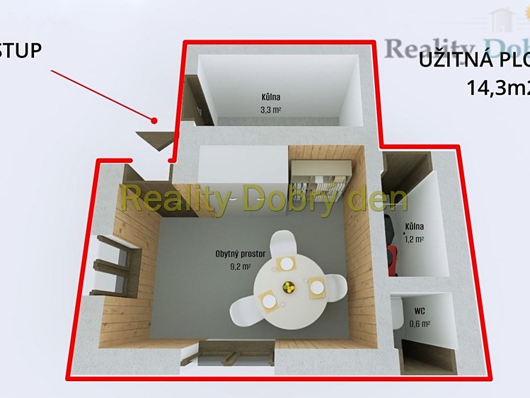 Pronájem zahrady 300 m² - foto 3
