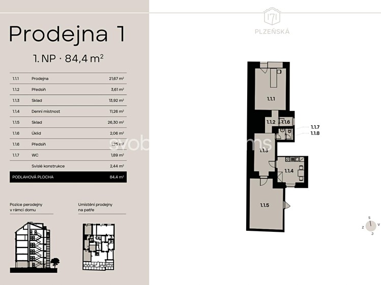 Prodej obchodního prostoru 84 m² - foto 4