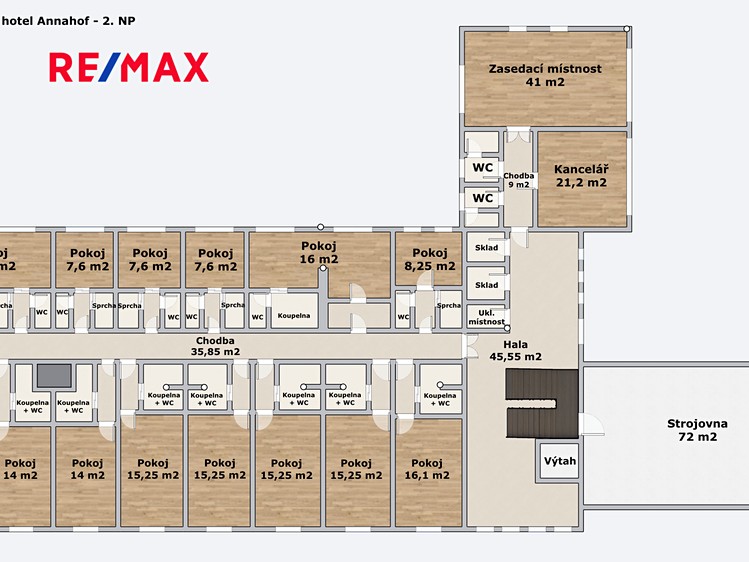 Prodej ubytovacího zařízení 2 000 m² - foto 6