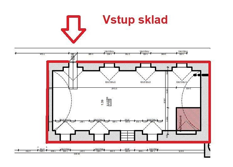 Pronájem skladového prostoru 177 m² - foto 2