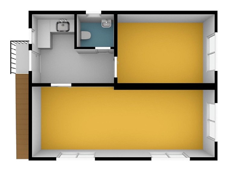 Pronájem kanceláře 42 m² - foto 5